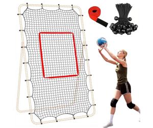 Filet de volleyball léger avec accessoires 2,1 x 1,2 m | Filet de retour pour entraînement de volley-ball pour piscine, plage, maison, salle de sport, école, parc, adolescents