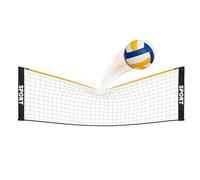 Filet de volleyball portable | Résistant aux intempéries et réglable en hauteur | Filet portable de 3/4/5 m - Pour adultes piscine extérieure intérieure compétition d'entraînement