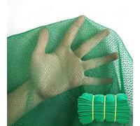 Filet d'Échafaudage - Filet de Chantier Anti-Poussière, Filet Brise Vent Jardin, Protection Chantier Domestique, Livré avec Sangles - Vert(2800 Mesh-1.8x6m)