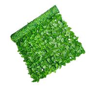 Filet Décoratif en Fausses Feuilles, Clôture Verte en Plastique | Aspect Réaliste, Texture Nette des Feuilles, Résistance UV et Pluie, pour Balcon et Fond