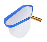 Filet d'écumoire de Piscine, Filet de Piscine à Mailles Fines Efficace avec Conception de Râteau, Sac Profond en-tête en pour Feuilles, Les Débris Les Plus Fins pour Les Jardins et étangs à