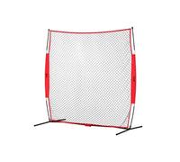VEVOR Filet d'Entraînement de Baseball Softball 238x212 cm, Filet de Protection Pare-ballons Portable avec Sac de Transport, Équipement d'Entraînement pour Receveur Crosse, Football, Hockey, Jardin