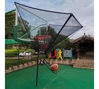 Filet d'entraînement de basket-ball L'entraîneur de tir suspendu de basket-ball est facile à installer et convient aux parcs, aux écoles et aux fermes, aux réseaux de bande de basket-ball pour jeunes