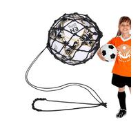 Filet d'entraînement de football - Équipement d'entraînement de football à élastique avec cadre portable léger pour les exercices de tir et de contrôle de balle, entraîneur de retour interactif