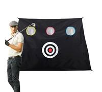Filet d'entraînement de golf - Pliable - Pour le swing et le chipping - Pour l'intérieur et l'extérieur - Cage de golf avec cible - Aide à l'entraînement pour le contrôle du ballon et la précision