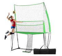 Filet d'entraînement de volley-ball avec hauteur réglable pour entraînement de crampons dans le jardin intérieur ou extérieur