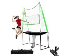 Filet d'entraînement de volley-ball avec hauteur réglable, rebondisseur pour entraînement à la plage en intérieur ou en extérieur