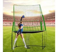 Filet d'entraînement de volley-ball, hauteur réglable pour entraînement de piquet, portable, pour l'intérieur et l'extérieur