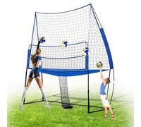 Filet d'entraînement de volley-ball, hauteur réglable pour entraînement de piquet, portable, pour l'intérieur et l'extérieur