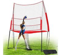 Filet d'entraînement de volley-ball, réglable pour la pratique des pics et du blocage, portable pour l'intérieur et l'extérieur