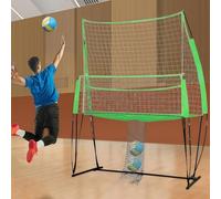 Filet d'entraînement de volleyball avec rebond réglable pour entraînement en solo ou en équipe en intérieur et en extérieur