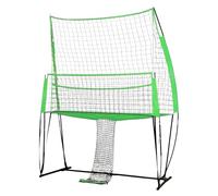Filet d'entraînement de volleyball en nylon et fer avec sac de transport | Filet de rebond de volley-ball, hauteur du filet réglable, pour entraînement de volley-ball, badminton et tennis