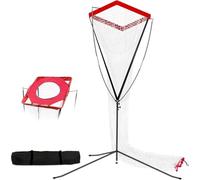 Filet d'entraînement de volleyball réglable avec contrôle de la hauteur et de l'angle, cible d'entraînement à pointes pour entraînement en intérieur et réglage des exercices