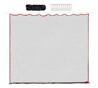 Filet d'entraînement pour baseball - Filet de lancement pour softball | Filet de lancement pour cibles de balle de golf 3 x 3 m avec 10 crochets, filet d'exercice de lancement pour frapper la balle