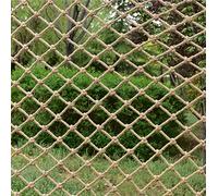 Filet d'escalade de sécurité pour enfants - 12 mm d'épaisseur - Respectueux de l'environnement - Biodégradable - Corde de chanvre active pour l'escalade et le mur photo