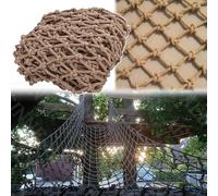Filet d'escalade d'intérieur pour enfants, 9 x 10 m, corde de 1 cm de diamètre, hamac de jeu pour cabane dans les arbres et terrasses, équipement d'escalade extérieur sécurisé, activité ludi