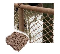 Filet d'escalade en corde de chanvre, filet de sécurité pour enfants, réseau de protection pour aires de jeux, escaliers, balustrades, cabanes dans les arbres - Solution de sécurité extérieure de 2 x