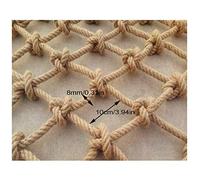 Filet d'escalade en filet tressé, Corde en Chanvre, Filet D'escalade, Filet Anti-chute for Escalier for Enfants, Filet de Séparation for Photo, Décoration Murale, Plafond de Protection for Obstacles,