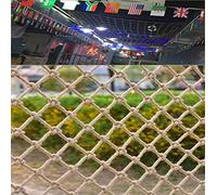 Filet d'escalade en jute 6 mm - Support de treillis naturel pour plantes grimpantes, haricots et fruits - Filet de jardin 2 m x 9 m - Filet de corde pour plantes