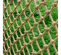 Filet d'escalade en jute naturelle pour jardin, décoration de balcon, décoration de balcon, respectueux de l'environnement, treillis de style rustique, filet en corde de chanvre pour plantes