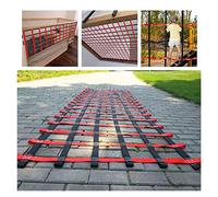 Filet d'escalade personnalisé pour enfants, échelle de corde de 1,5 x 4 m et balançoire, filet de protection mural d'escalade dans les arbres, équipement de slackline extérieur, équipement de jeu sûr