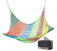 Filet D'escalade pour Aire de Jeux, Double Couche Filet de Protection de Sécurité Anti-Chute pour Enfants Robuste pour Jardin Balançoire Cabane Arbres Hamacs(Size:3*3m(10*10ft),Color:multicolor)