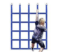 Filet d'escalade pour Enfants - 75 x 92 Pouces - Filet d'escalade Portable - Échelle de Corde pour Ninja Slackline Jungle Gyms arrière-Cour - Aire de Jeux - Accessoires de Parcours d'obstacles Ninja