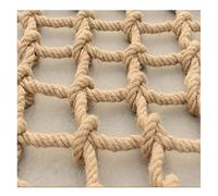 Filet d'escalade pour enfants - Filet de chargement de 5 x 5 m pour aire de jeux, cabane dans un arbre, escalade, hamac, filet de corde durable pour s'amuser en plein air, équipement de jeu sûr pour