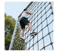 Filet d'escalade pour entraînement de parcours d'obstacles - Échelle en corde durable pour une utilisation en extérieur, convient pour les cabanes dans les arbres et les terrains de jeux