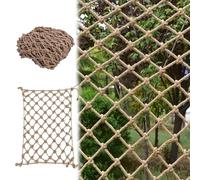 Filet d'escalade robuste 4,9 x 9,1 m (16 x 30 pi) - Filet de jeu durable en corde de 1 cm pour le fitness en extérieur, l'escalade pour adultes et l'utilisation sur un mur d'escalade - Solut