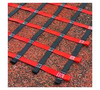 Filet d'escalade robuste pour enfants et adultes - Accessoire de parcours d'obstacles de 1,2 x 7,9 m, hamac d'aire de jeux extérieure, équipement mural d'escalade d'intérieur