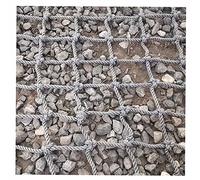 Filet d'escalade robuste pour terrain de jeu et cabane dans les arbres, corde de 8 mm de diamètre, maille de 10 x 10 cm