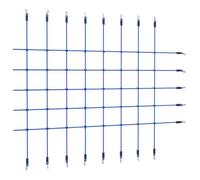 vidaXL Filet d'escalade 200 x 150 cm Bleu