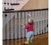 Filet d'escalier, barrière de sécurité pour escaliers sans perçage, Filet de sécurité pour bébé, 5,5 x 0,8 m (L x H), Filet de sécurité pour bébé, Filet d'escalier pour Enfants, Petits Animaux de
