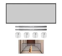 Filet d'Escalier Rétractable pour Chien - Protection Portable et Porte de Sécurité pour Bébé