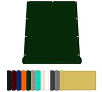 Filet D'Occultation Rectangulaire 40 x 600 cm Tissu Polyester UV Protection avec Oeillets Toile Ombrage Auvent pour Jardin Terrasse Et Balcon, Vert Foncé