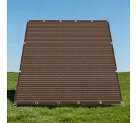 Filet d'ombrage 0.7 x 1.4 m Vent et Perméable à l'eau Voile d'ombrage Rectangulaire Résistant pour Serre Jardin Couverture Potager Terrasse, Brun