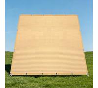 Filet d'ombrage 1.4 x 1.8 m Vent et Perméable à l'eau Voile d'ombrage Rectangulaire Résistant pour Serre Jardin Couverture Potager Terrasse, Couleur Crème