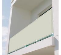 Filet d'ombrage 1.4 x 3.4 m Protection des Rayons UV à 98% Protection Solaire Résistante avec Cordons pour Patio Pergola Jardin Exterieur, Beige