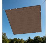 Filet d'ombrage 1.4 x 4.5 m Respirant Filet D'Intimité avec Œillets pour Couverture Végétale Serre Jardin Pergola Patio Lawn Pet House, Brun