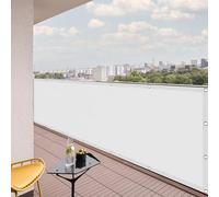 Filet d'ombrage 1.7 x 2.6 m Imperméable PES Protection 98% UV Toile Ombrage Exterieur pour Pergola avec Oeillets pour Patio Jardin, Terrasse, Extérieur, Balcon, Blanc