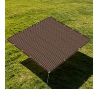 Filet d'ombrage 1.7 x 3.6 m Protection Solaire Filet D'Intimité avec Œillets pour Jardin, Terrasse, Balcon, Camping, Pergola, Brun