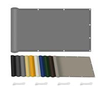 Filet d'ombrage 100 x 260 cm Imperméable, Protection Rayons UV Toile Imperméable avec Œillets pour Serre Jardin Pergola Pet House, Gris Clair