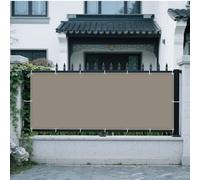 Filet d'ombrage 110 x 300 cm Protection Solaire avec Cordons Toiles D'Ombrages UV Protection avec Cordons pour Terrasse Jardin Extérieur Balcon, Kaki