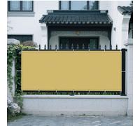 Filet d'ombrage 120 x 160 cm Protection Solaire avec Cordons Toiles D'Ombrages UV Protection avec Cordons pour Terrasse Jardin Extérieur Balcon, Couleur Crème