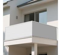 Filet d'ombrage 130 x 325 cm Imperméable PES Protection 98% UV Serre Coupe-Vent Anti-Déchirure avec Oeillets pour Serre/Jardin/Pergola/Patio Lawn, Blanc