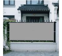 Filet d'ombrage 165 x 290 cm Protection Solaire avec Cordons Toiles D'Ombrages UV Protection avec Cordons pour Terrasse Jardin Extérieur Balcon, Gris Clair