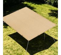 Filet d'ombrage 2.1 x 3.1 m Anti UV Filet Ombrage Résistant pour Potager, Serre, Balcon, Terrasse, Pergola, Patio, Jaune Sable