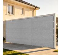 Filet d'ombrage 2.2 x 2.6 m Vent et Perméable à l'eau Brise Vue de Jardin avec Œillets pour La Couverture Végétale Serre Pergola Jardin Abri D'Auto Pet House Lawn Patio, Gris Clair