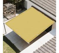 Filet d'ombrage 2.3 x 2.8 m Imperméable Protection UV 98% Filet d'ombrage Potager avec Corde Libre Facile à Plier pour Jardin, Serre, Patio, Terrasse et Camping, Couleur Crème